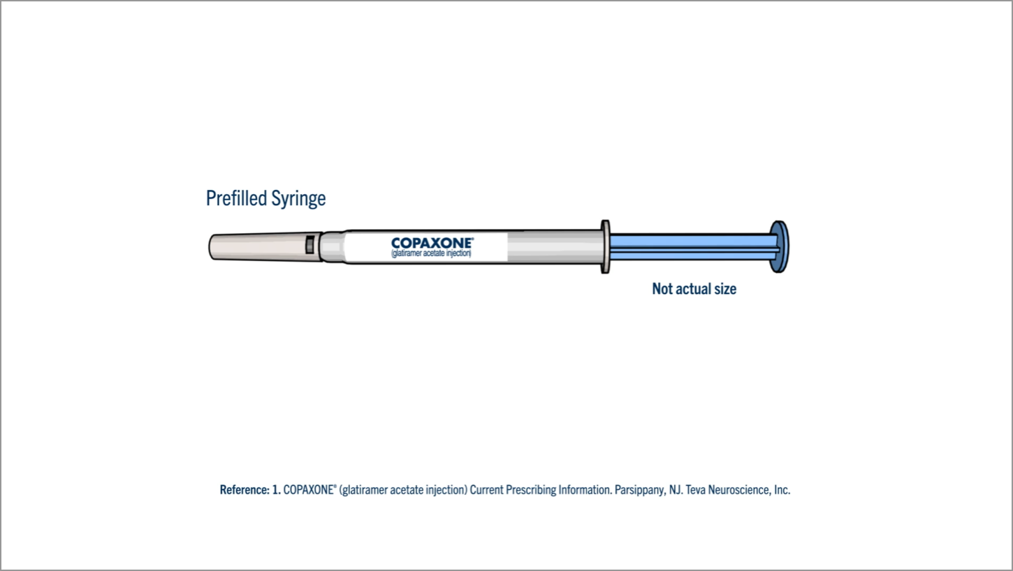 COPAXONE® prefilled syringe.