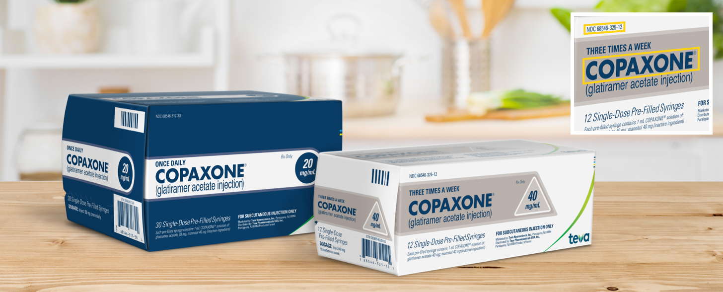 COPAXONE® Packaging COPAXONE® Packaging.